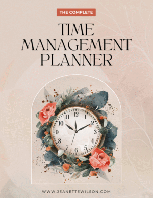 Time Management Planner Plus Laser Focused Productivity Sheet